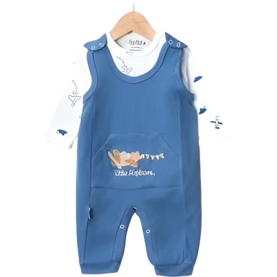 UÇAKLI DESEN ERKEK TULUM 3-6-9AY