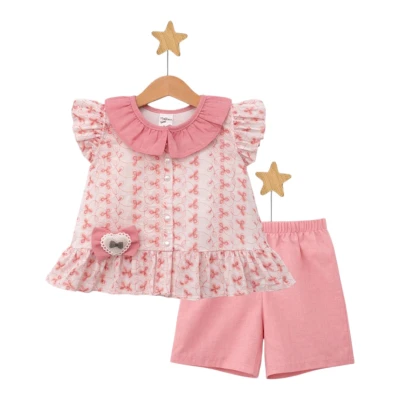 YAKALI BRODE ELBİSE