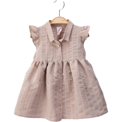 YAKALI DAMARLI MODAL ELBİSE