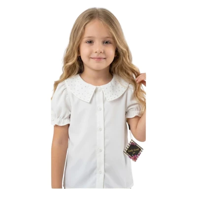 YAKASI TAŞLI YAZLIK GÖMLEK