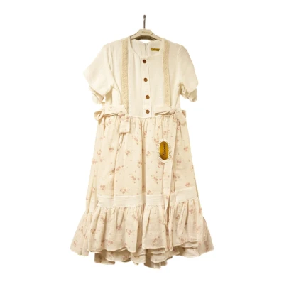 YANDAN BAĞLAMALI ELBİSE