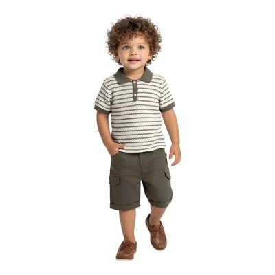 YAZLIK POLO YAKA TRİKO İKİLİ ERKEK TAKIM