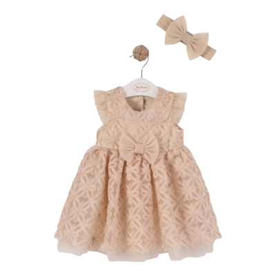 YILDIZ LASELİ BEBE ELBİSE