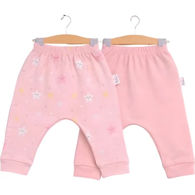 YILDIZLI BASKILI PAÇALI TEK ALT