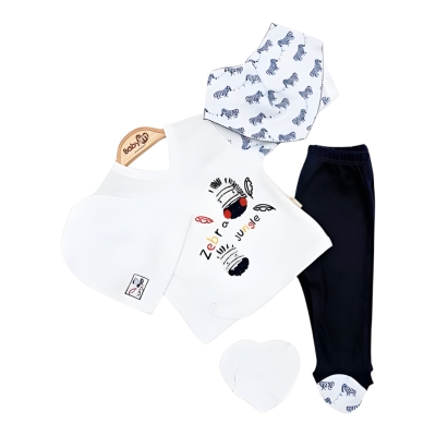 ZEBRA NAKIŞLI 5 Lİ ZIBIN TAKIM