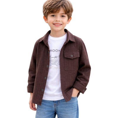 ZİNCİR DESEN İKİLİ GÖMLEK