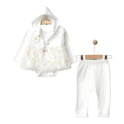 papatya tüllü 3\'lü takım